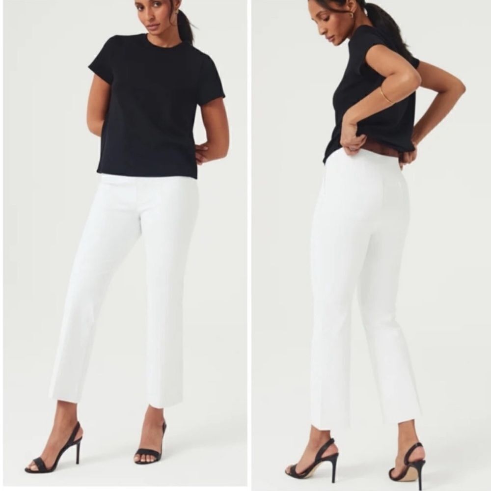 Spanx Slim Straight Pant Classic White XS